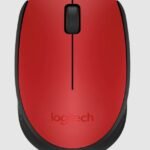 עכבר אלחוטי Logitech M171 Retail - בצבע אדום